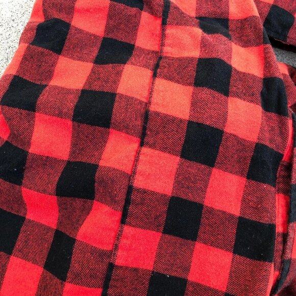 CLUB ROOM Lumberjack Flannel Shirt 2XL Men's Red Long Sleeve Button Down Top - Picture 5 of 7